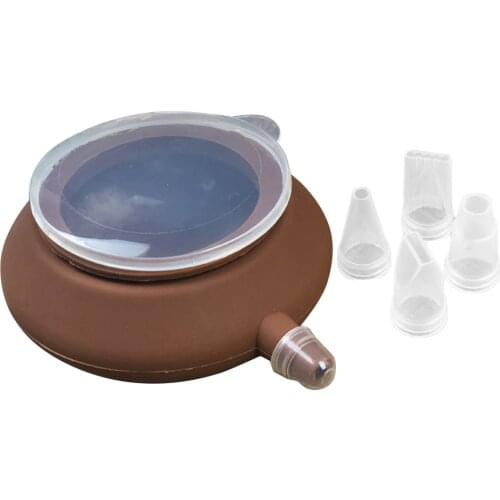 Home Kitchen DIY Cake Pen Nozzle Silicone Macaroon Pastry Decorating Pen Set