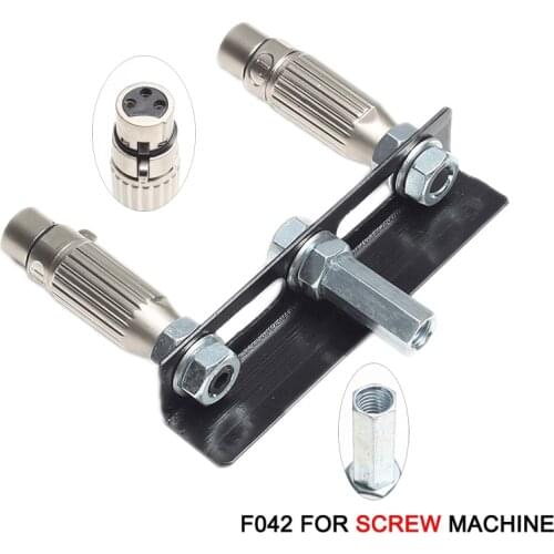 F042 Sex Machine Multi Attachments dildos 3XLR adapter Bendable Spring Connector Extension
