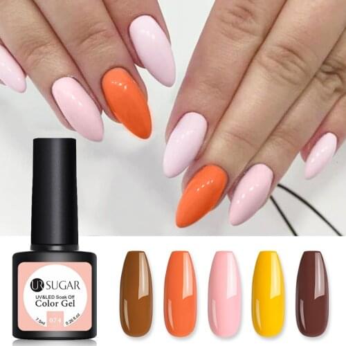 UR SUGAR Gel Nail Polish Varnish Nail Color Semi Permanant Soak Off UV Gel Nails Polish varnish Design 7.5ml