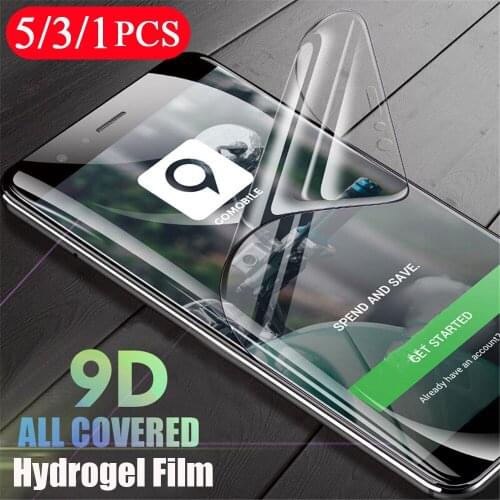 5/3/1Pcs soft full cover hydrogel film for xiaomi mi A3 lite screen protector A2 lite Not Glass phone protective film smartphone