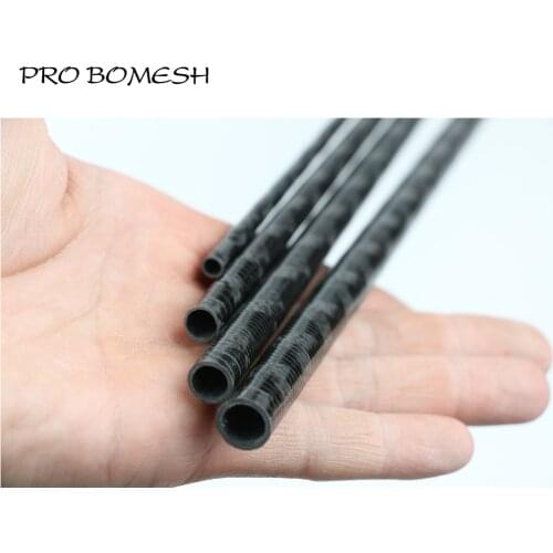 Pro Bomesh 1 Set 2.4m M 4 Section X-ray Wrapping Carbon Fiber Travel Rod Blank Bass Rod Blank DIY Rod Building Component Cane