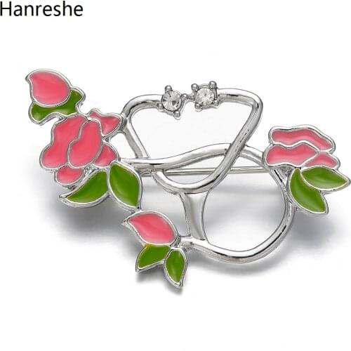 Creative Flowers Stethoscope Medicine Brooch Pin Zinc Alloy Jewelry Doctor Nurse Gift Campus Student Lapel Hat Badge Gifts
