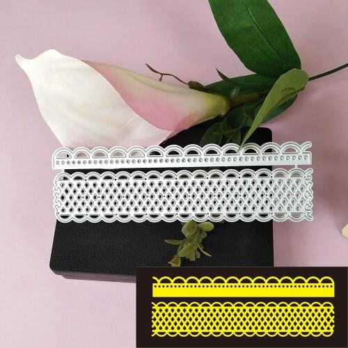 Lace Metal Cutting Dies Stencil Scrapbooking Photo Album Decor Embossing Cards Making DIY Paper Crafts Greeting Letters