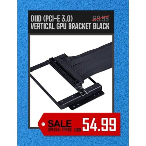 Lian Li O11D Vertical GPU Bracket Black PCIe3.0