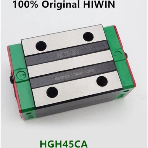 1pc HGH45CA 100% New Original HIWIN Brand Linear Guide Block carriage bearing For HIWIN Linear Rail HGR45 Cnc Parts