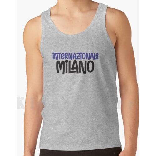 Tank Tops Vest Sleeveless Football I Nerazzurri Inter Italian Italy Soccer Italia