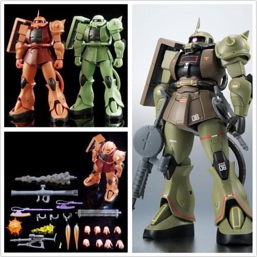 Baofeng Model Robot Spirits MS-06 Zaku II ver A.N.I.M.E / Green / Char Red Gundam Finished model DB040