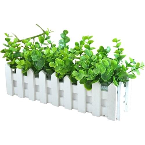 Simulation Plant Set Diy Wedding Ornament Party Home Decor Fake Flower Pot Hooting Prop Supplies Ucalyptus Leaves Grass Bouquet