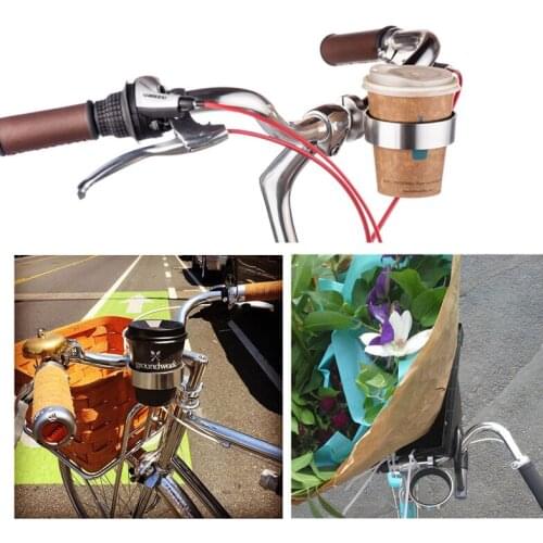 New Arrival Aluminum Universal High Quality Bicycle Cup Holder Bike Drinks Water Coffee Cup Holder