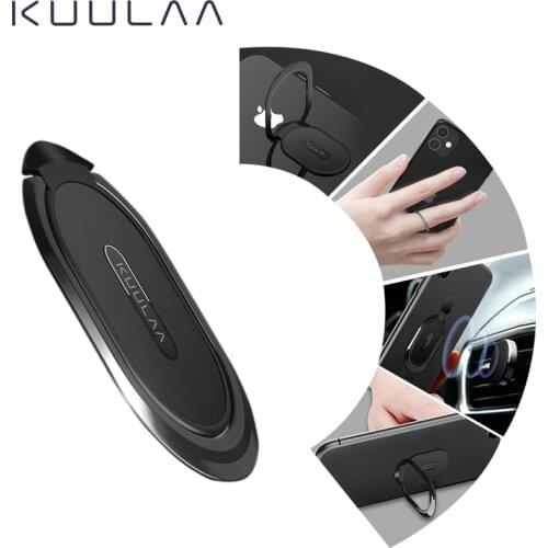 Extremely Thin Luxury Metal Mobile Phone Socket Holder Universal Telephone Magnetic Car Bracket Stand Accessories Finger Ring