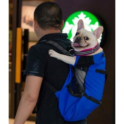 Pet dog harness bag, large dog golden retriever Bulldog backpack adjustable