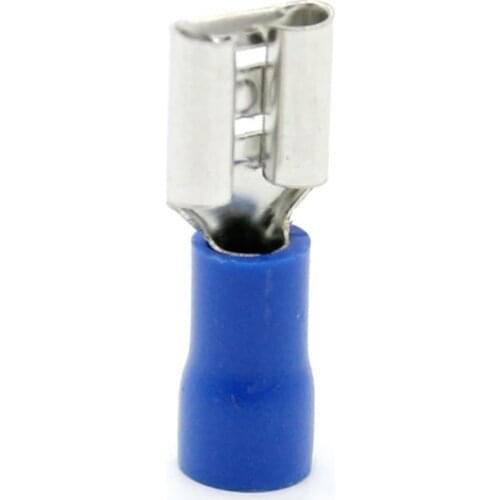 Dolity 50 Pieces 16-14AWG Electrical Cable Female Semi Insulated Spade Connectors