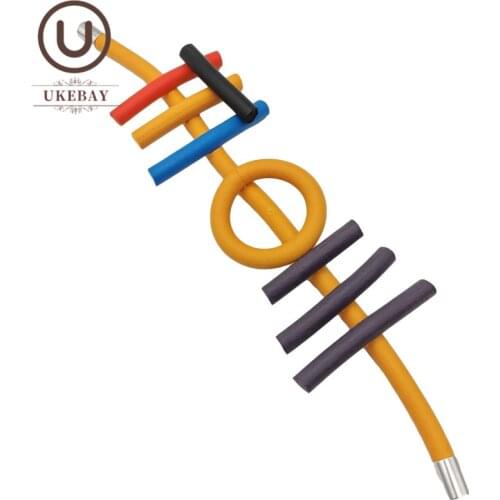 UKEBAY New Gothic Statement Bracelets Women Rubber Bangles Multicolor Handmade Jewelry Gift Female Charm Bracelet Punk Bangles