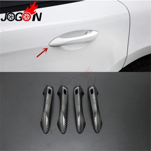 Car Styling Real Carbon Fiber Door Handle Cover Trim For Porsche Panamera 971 4 4S GTS Turbo 2017 2018 2019