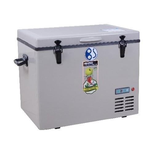 Free shipping to United Arab Emirates 45L Car Refrigerator Portable Home Solar Powered Energy Fridge Camping Freezer Compressor