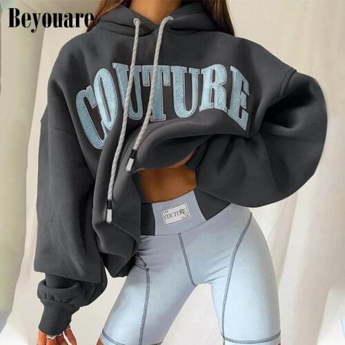 Beyouare Women's Sweatshirts With Inscriptions