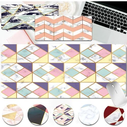 Big Gaming Mouse Pad PU Leather Computer Mousepad Shape Pattern Gaming Desktop PC Mouse Mat Waterproof Computer Keyboard Mat