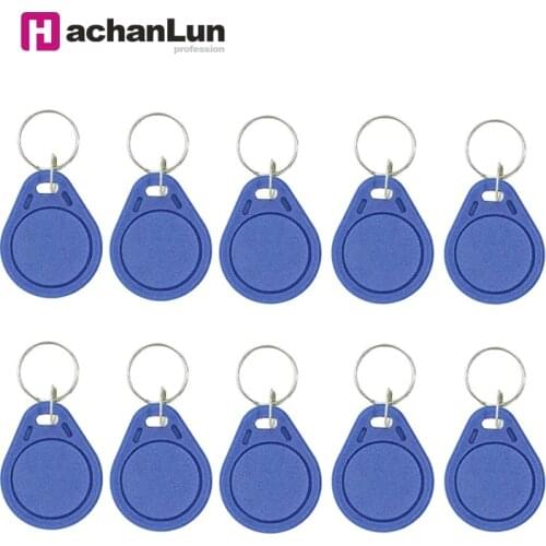 10pcs RFID Keychain 13.56Mhz FUID Tag One-time UID Changeable Block 0 Writable FUID Card Proximity keyfobs Token Key Copy Clone
