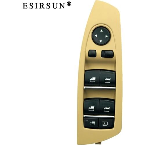 ESIRSUN Window Master Glass Lifter Control Switch FIT FOR BMW F02 F04 730Li 740Li 750Li 760Li ,61319241916