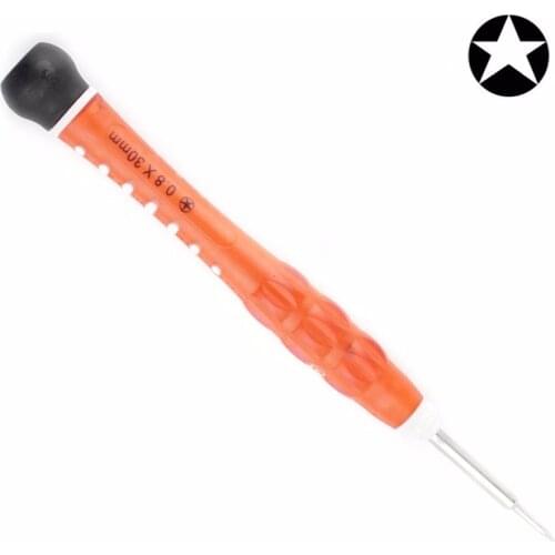 Professional Repair Tool Open Tool 0.8 x 30mm Pentacle Tip Socket Screwdriver