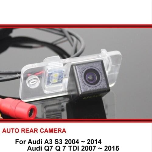 Rearview backup parking Camera Fisheye SONY For Audi Q7 Q 7 2007-2015 A3 S3 2004-2014 Night Vision car rear view camera reverse