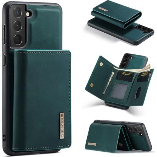 Leather Case for Samsung Galaxy S20 Ultra S21Plus A72 A52 A42 Note 20 A03S S21 FE A22 Retro Magnetic Flip Cover With Wallet