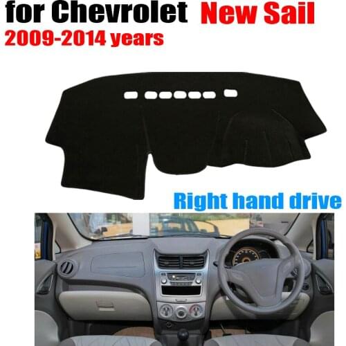 Car dashboard cover mat for Chevrolet New SAIL 2009-2014 Right hand drive dashmat pad dash covers auto dashboard accessories