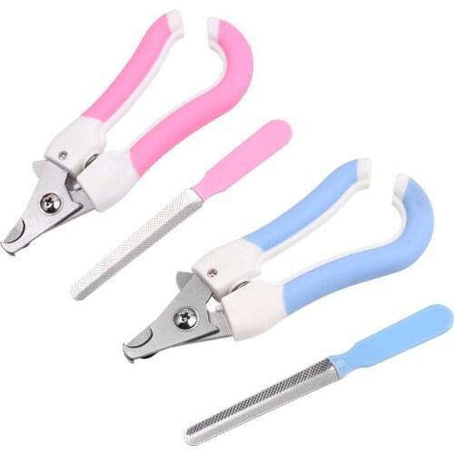 10 Pcs Dog Cat Pets Nail Clippers Cutter Stainless Steel Professional Grooming Scissors Nail File Trim Nails Tool Wholesale X2