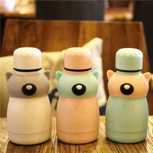Mini Cute monster Stainless Steel Thermoses Travel Vacuum Cup Keeping Water Warm or Cold for Outdoor 160ml SH319-11