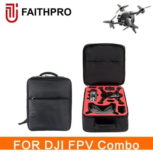 Backpack Portable Waterproof Storage Bag Outdoor Shoulder Bag for DJI FPV Combo Drone Remote Controller V2 Goggles Accessories