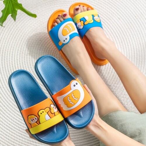 Sandals And Slippers Summer New Cartoon Duck Boys And Girls Home Slippers Bathing ChildrenS Sandals And Slippers