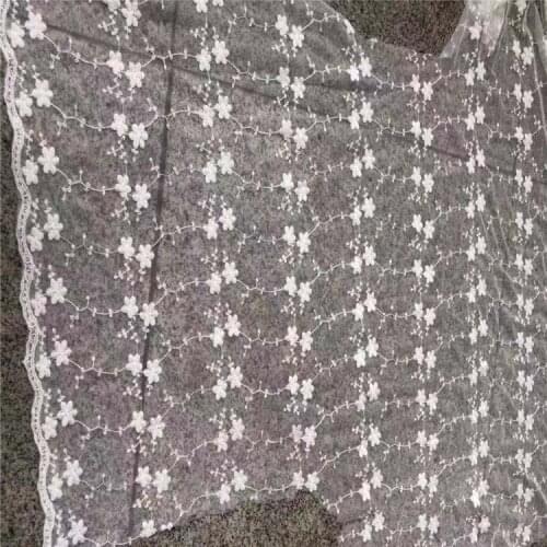 Mesh Bottom Fresh Shape QMilch Mesh Womens Childrens Clothing Skirt Wedding Dress Cotton Fabric