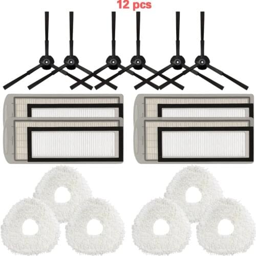 Replacement mop side brush HEPA filter robot vacuum cleaner sweeper cleaning accessories for NARWAL J1/YJC003