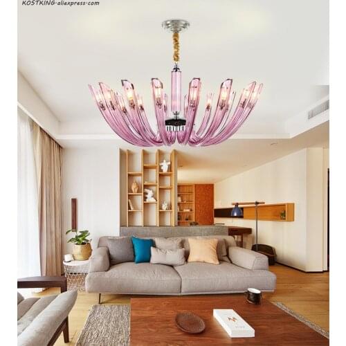 Modern LED chandelier nordic copper lamps home deco lighting fixtures living room suspension luminaire bedroom hanging lights