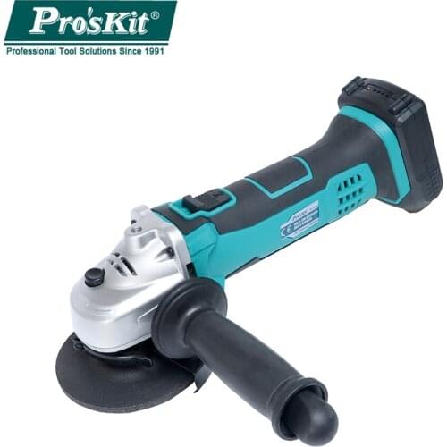Lithium Battery Angle Grinding Machine Proskit PT-1806G 18V For Grinding Or Cutting Machine Variable Speed Rotary Grinder Tools