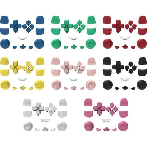 ABS Customized Button Replacement Parts Precise Cutting Colorful For PS5 Controller Gamepad Game Accessories Repair Kit Dropship