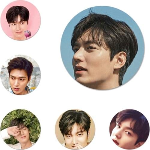 Lee Min Ho South Korean singer Icons Pins Badge Decoration Brooches Metal Badges For Clothes Backpack Decoration