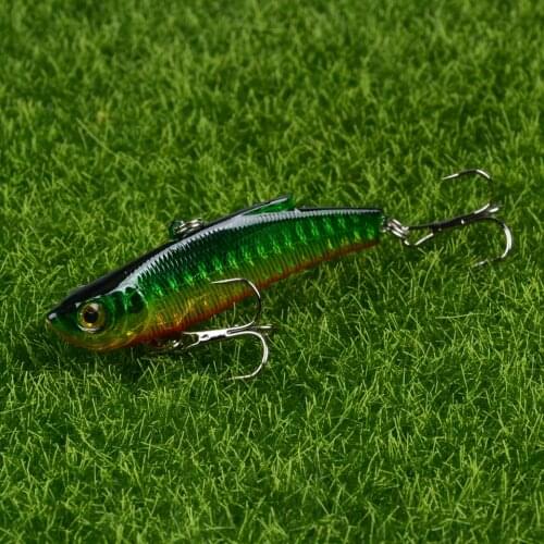1PCS VIB Winter Ice Sea Fishing Lures 7cm/20.3g Hard Crankbait Wobblers Isca Artificial Trolling Carp Fishing Accessories Leurre
