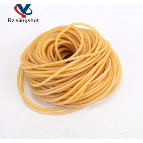 10m Slingshot Round Rubber Band Natural Latex Tube Type 1745 1842 2050 Catapult Accessories for Outdoor Sports Hunting Shooting