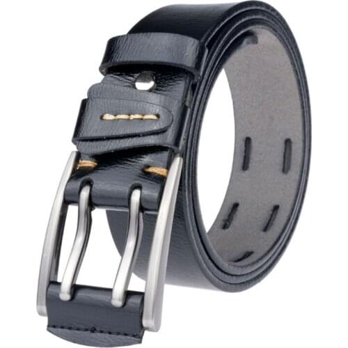 2021 Luxury Brand Belts for Men Fashion Double Pin Buckle High Quality Belts Genuine Leather Belts