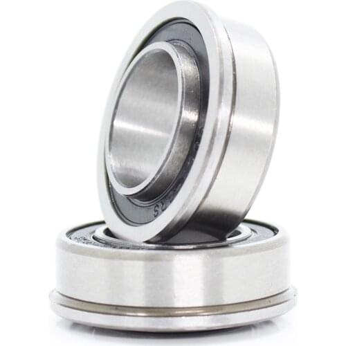 4Pcs F6003 F6003RS Bearing F6003-19-2RS 19x35x11 mm ABEC-1 Flange Ball Bearings F6003-RS Garden Cart Wheel Bearing