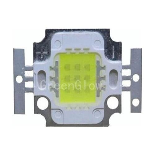 50X high quality 10000-15000K cool white 10W integrated white color led light source free shipping