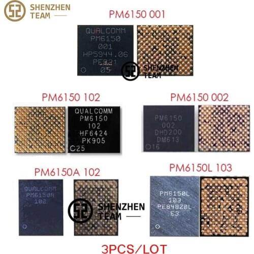 SZteam 3PCS/LOT PMIC PM6150 002 102 PM6150A PM6150L Power Supply IC for Samsung A6060 A705F Xiaomi REDMI NOTE 7 PRO VIVO V15 PRO