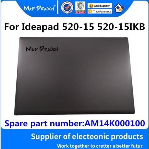 MAD DRAGON Brand Top Lid LCD rear Back Cover case With lcd Antenna cable Grey For Lenovo Ideapad 520-15 520-15IKB AM14K000100