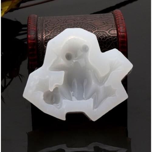 UV Resin Liquid Silicone Mold 3D Frog Animal Resin Mold DIY Baking Tool Jewelry Dried Flower Resin Decorative DIY Hand Crafts