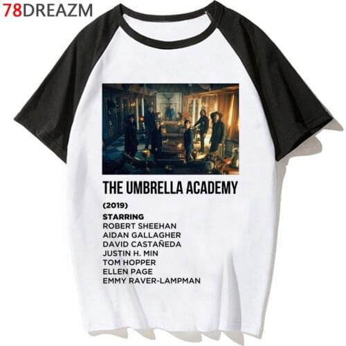 The Umbrella Academy Diego Cha-cha t-shirt women couple clothes harajuku couple print casual clothes t-shirt white t shirt