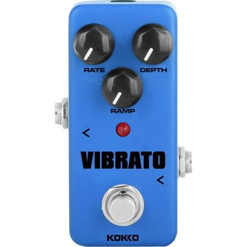 Kokko Vibrato Guitar Effect Pedal RAMP knob controls True bypass Effects Stompbox for Electric Guitar