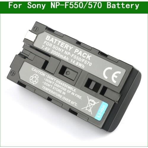 LANFULANG NP-F550 NP F550 Camera Digital Battery for Sony DCR VX2000 VX2100 VX2100E VX9 VX700 VX9000 GV-D200 D800 HDR-FX1 FX1000