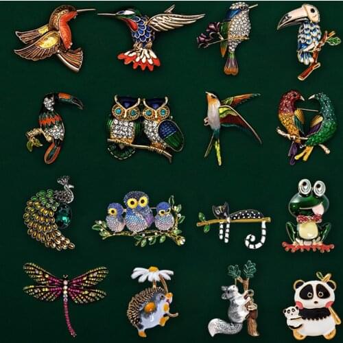 MDKES Bird Brooches For Clothes