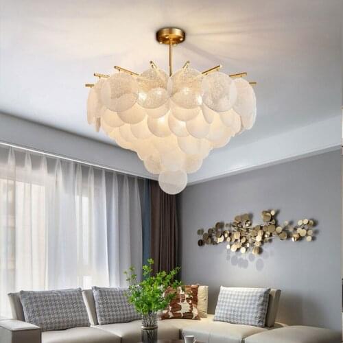 Nordic Postmodern Simple Light Luxury Living Room Chandelier Creative Dining Room Light Warm Romantic Bedroom